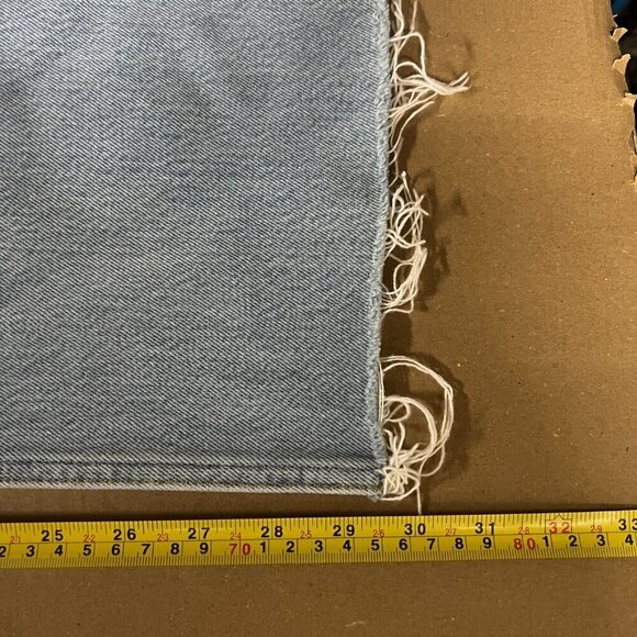 Boyish Womens Denim The Charley High Rise Wide Leg Sz 27 in BLUE PLANET - Picture 11 of 11